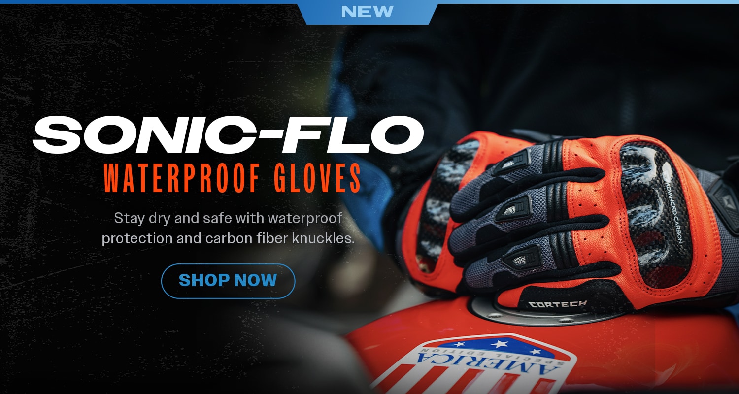 Cortech Sonic Flo Plus Waterproof Gloves